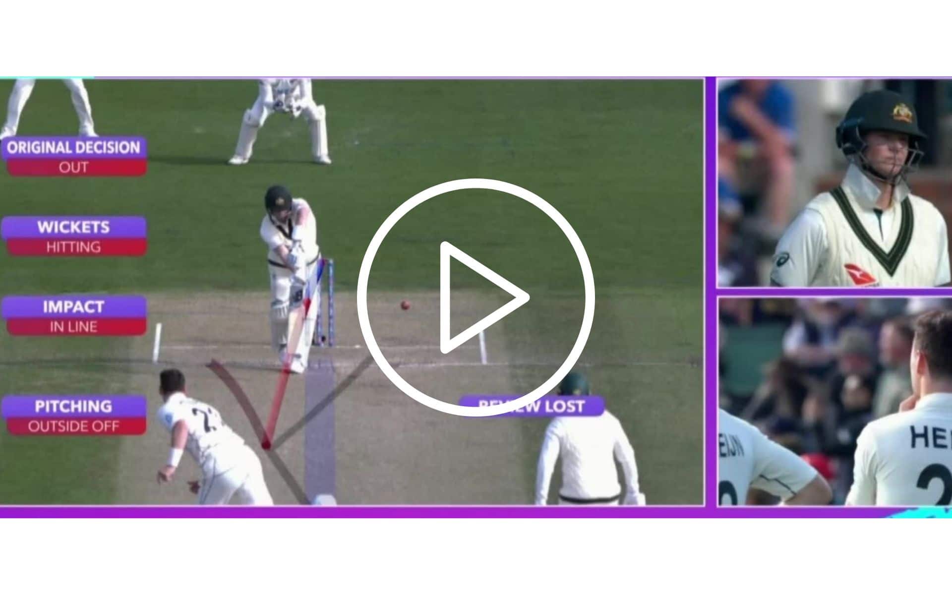 [Watch] Steve Smith's Opening Woes Continue As He Gets LBW By Matt Henry